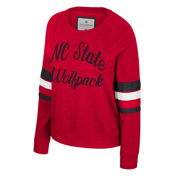 Red Ladies Scoopneck Crew Sweat - N
